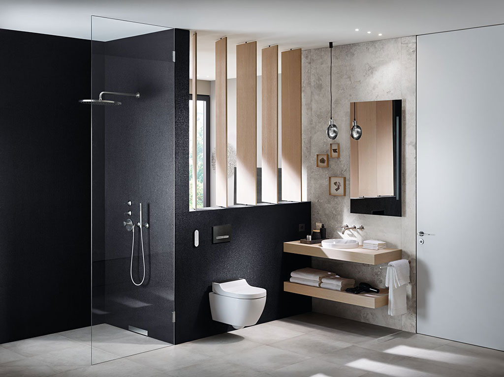 Zwarte badkamer design | Stek Magazine