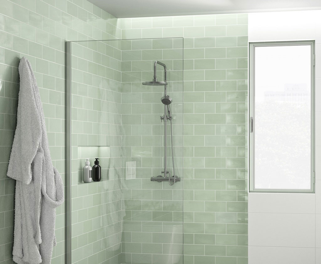 Groene tegels badkamer | Stek Magazine