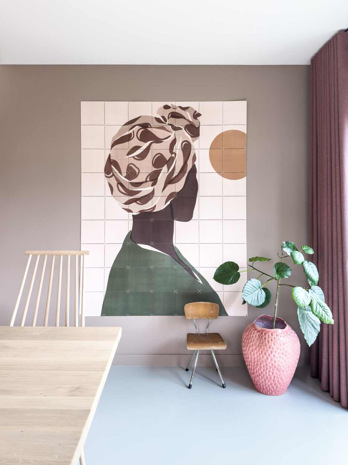 interieurontwerpster Baukje Snieder houdt van printjes en kleurtjes